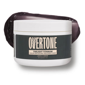 oVertone product front packaging showing Twilight Titanium and benefits