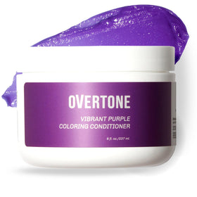 oVertone jar front packaging showing vibrant purple and benefits