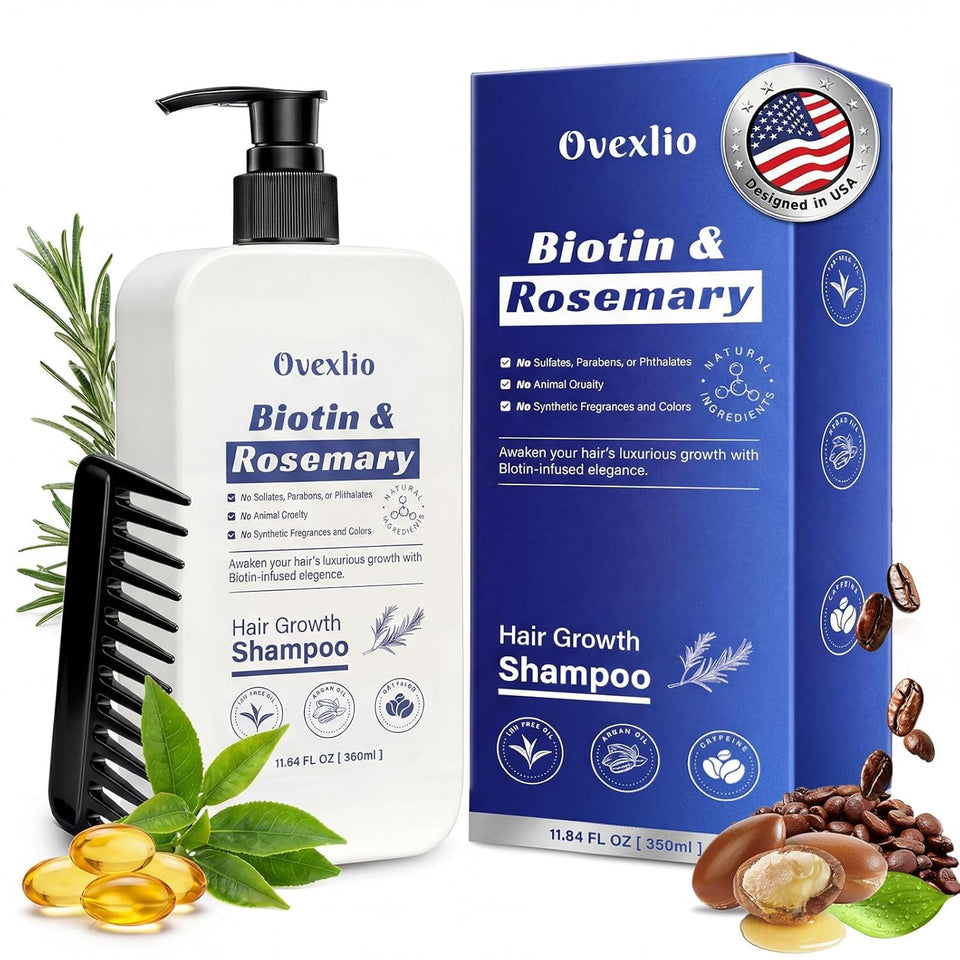 OVEXLIO front bottle showing product packaging and benefits