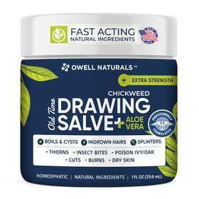 Owell Naturals front jar view showing product label and compact size for easy carrying