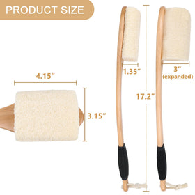 OWIIZI hanging loop storage showing brush drying, prevents mildew
