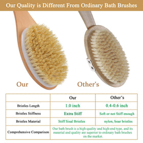 OWIIZI brush hanging to dry on rope showing ventilation and hygiene benefit