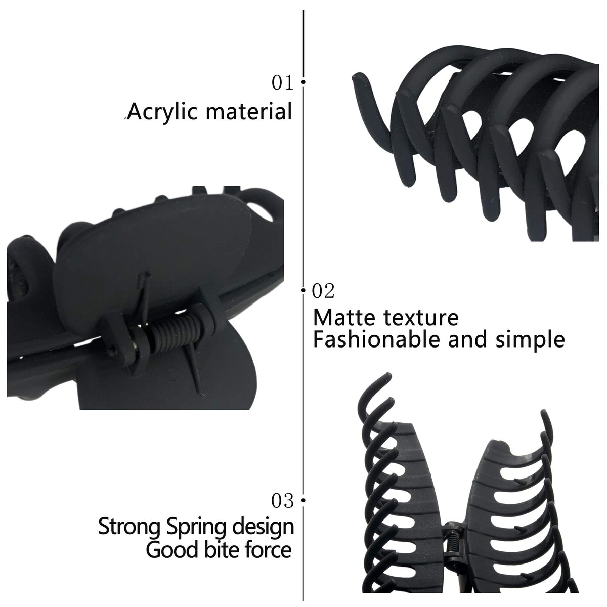 OWIIZI clip held in hand illustrates 4.3 inch scale and strong grip
