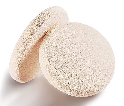 OWLFAVO applying liquid foundation with round puff for smooth, even coverage