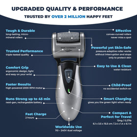 Own Harmony CR900 USB cable and green charging indicator demonstrating quick recharge and battery status