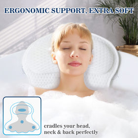Ozyalo close-up of 4D mesh headrest highlighting soft breathable fabric benefit