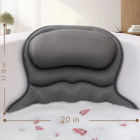 Ozyalo size scale against hand demonstrating actual pillow dimensions