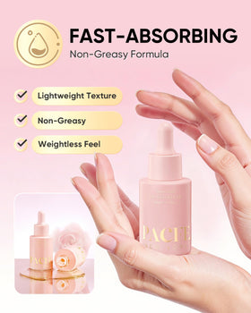 PACFE Velour Rosa bottle styled with fresh roses evoking gentle natural scent