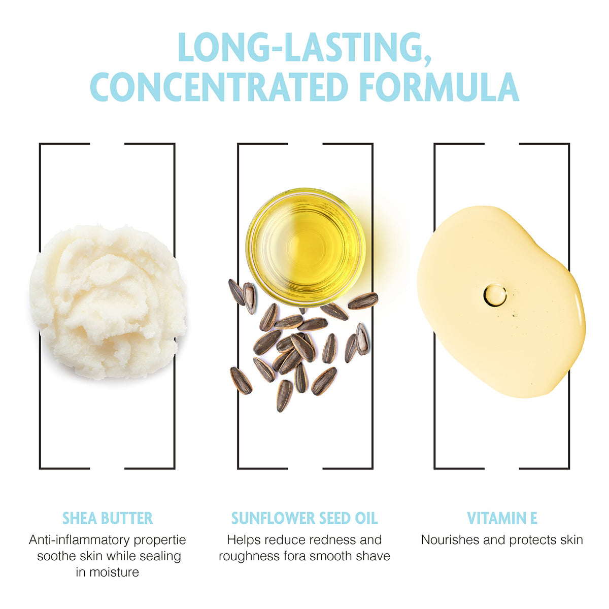 Pacific Shaving Company close-up of shea butter ingredient highlighting moisturizing effect
