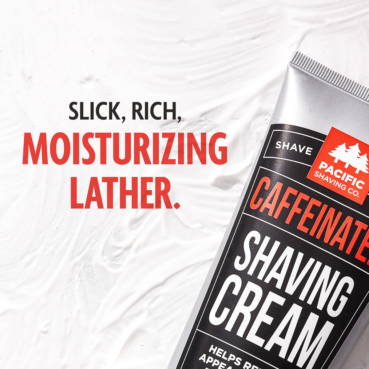 Pacific Shaving Company shea butter ingredient shot emphasizing hydration benefits