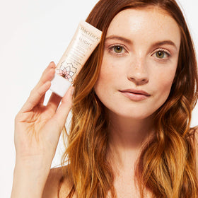 Pacifica BB Cream swatch texture demonstrating silky hydrating finish