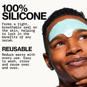 Pacifica close-up of silicone texture highlighting gentle adhesive comfort