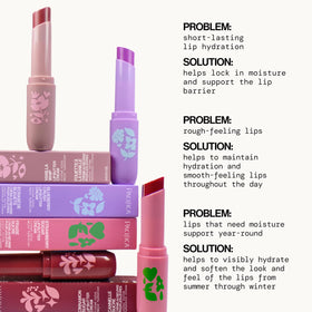 Pacifica open cap revealing balm tip and easy application for hydrated lips
