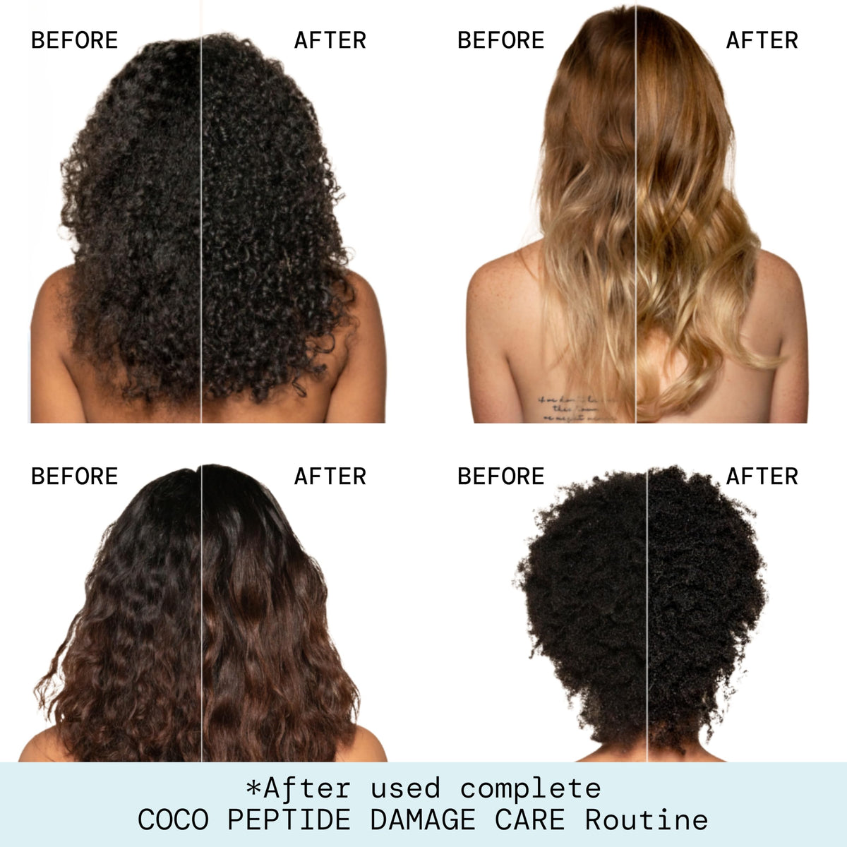 Pacifica shampoo lathering in wet hair, illustrates cleansing while depositing peptides