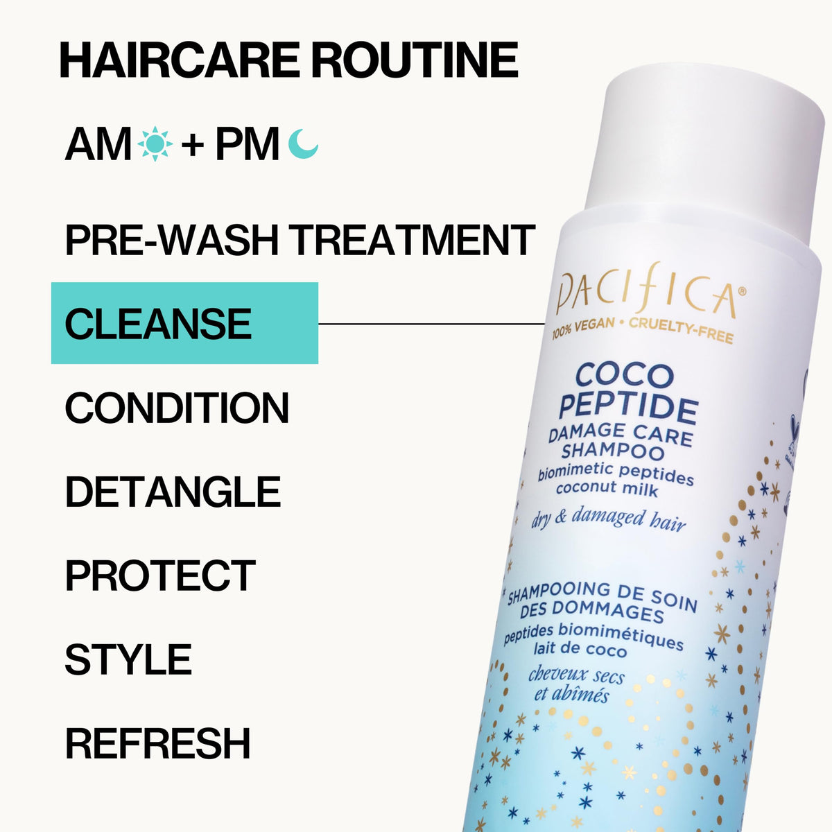Pacifica label ingredients detail, affirms vegan peptides and copper tripeptide actives