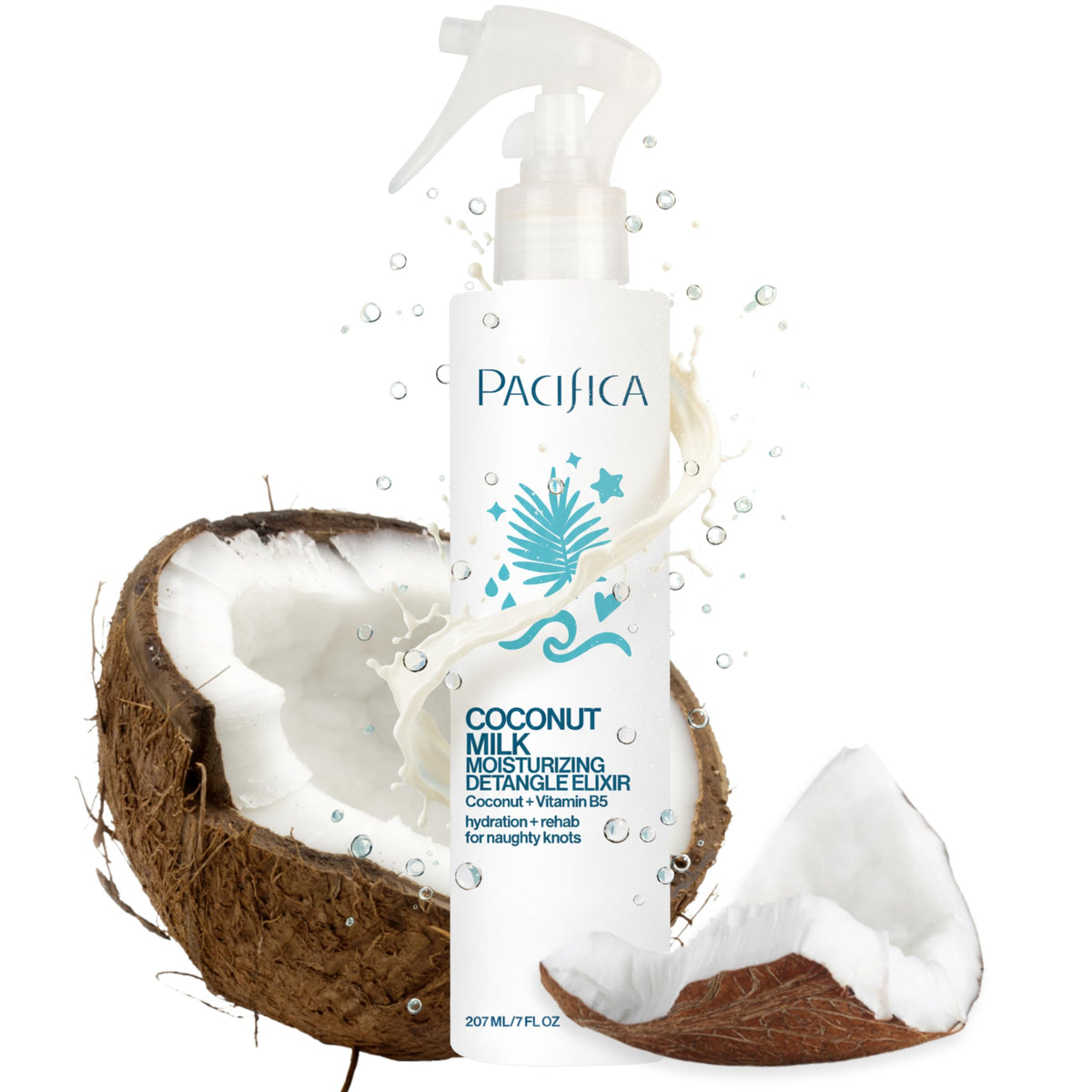 Pacifica bottle front packaging showing product benefits and design