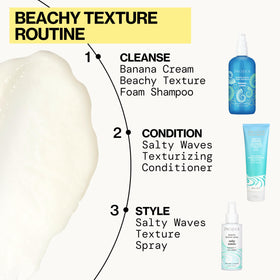 Rinsed hair with lather from Pacifica showing soft manageable benefit