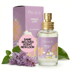 Pacifica front bottle showing clean floral packaging and elegant design