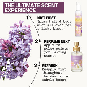 Pacifica spray in hand demonstrating travel-ready 1 oz convenience