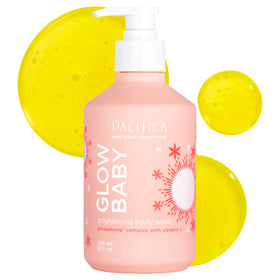 Pacifica front packaging showing Glow Baby bottle and clear benefit