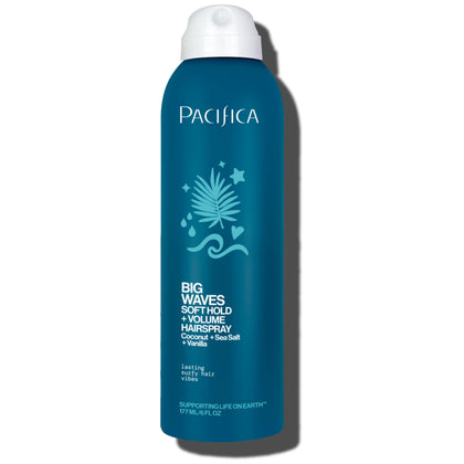 Pacifica front packaging showing bottle and travel size benefit