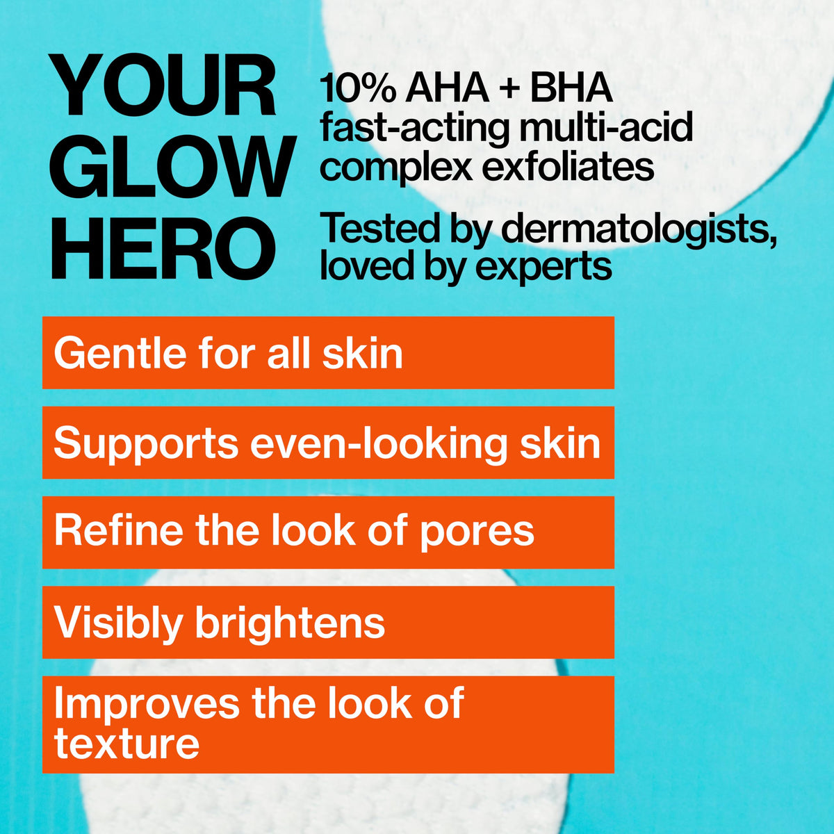 Pacifica pad close-up textured side highlighting gentle exfoliation benefits