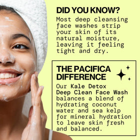 Pacifica natural clay close-up emphasizing oil-absorbing pore benefits