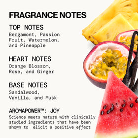 Close-up of Pacifica natural ingredient notes emphasizing clean formulation