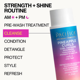 Pacifica bottle staged on vanity conveying tropical scent uplift