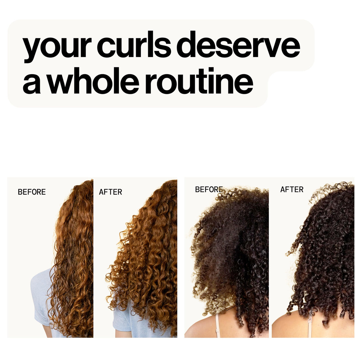 Pacifica misting spray action on curly hair for instant refresh