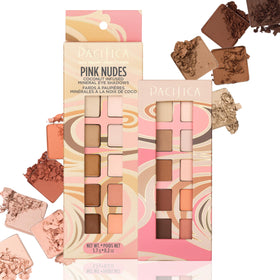 Pacifica front palette closed showing compact recyclable packaging and travel-friendly size