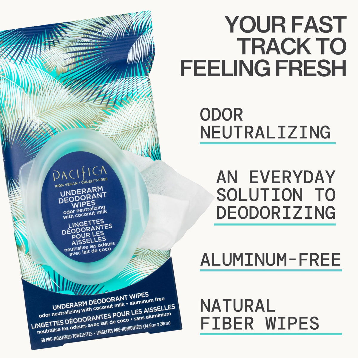 Pacifica resealable pack detail highlighting secure closure and portable storage