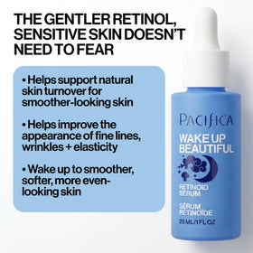 Pacifica retinoid serum dropper close-up demonstrating precise application and control