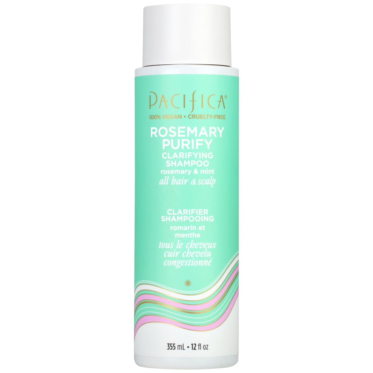 Pacifica Rosemary Purify front bottle view showing clean design and benefits