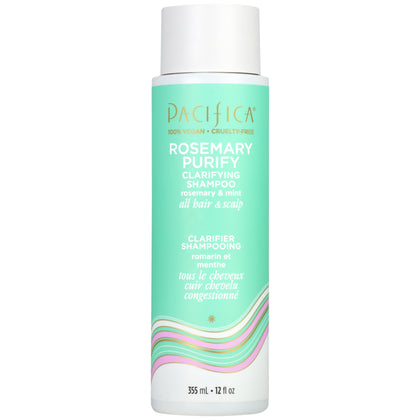 Pacifica Rosemary Purify front bottle view showing clean design and benefits