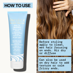 Close view of banana, chia, and sea algae ingredients used by Pacifica for nourishment