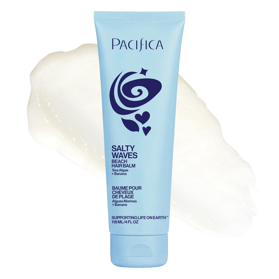 Pacifica front packaging showing bottle and product name with clean design benefit