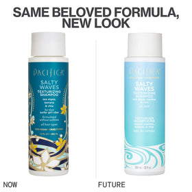 Pacifica ingredients banana and kelp highlighting nourishing, texturizing benefits