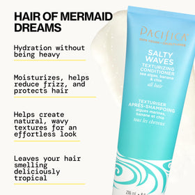 Pacifica shampoo lather on hand demonstrating gentle cleansing and lift
