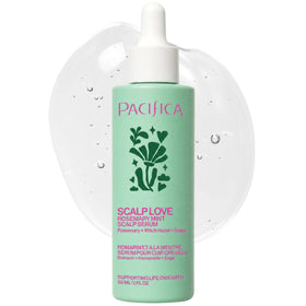 Pacifica bottle front packaging showing product and calming rosemary scent benefit