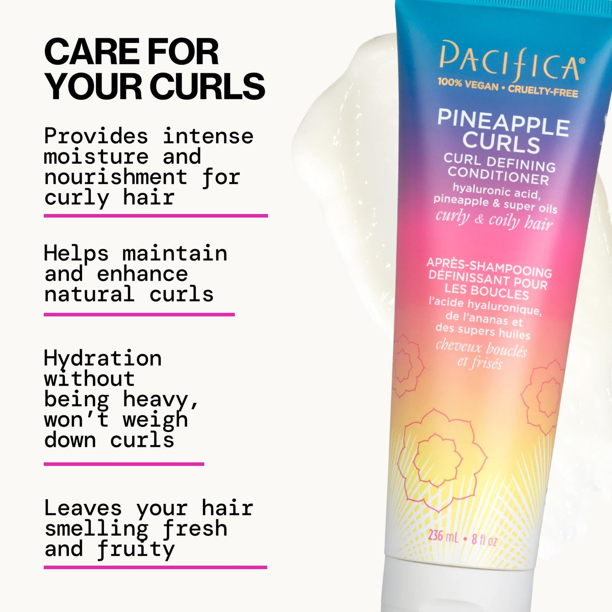 Pacifica products held in hand to show size and travel-friendly convenience