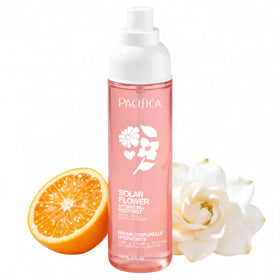Pacifica Solar Flower front packaging showing elegant floral bottle and brand logo for everyday fragrance