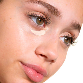 Pacifica texture closeup of creamy concealer showing hydrating, blendable formula