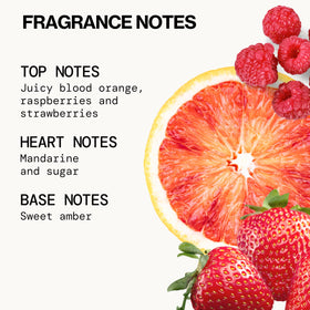 Pacifica glass bottle detail highlighting recyclable glass packaging benefit