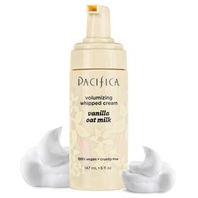 Pacifica front packaging showing bottle and product name, clear styling benefit