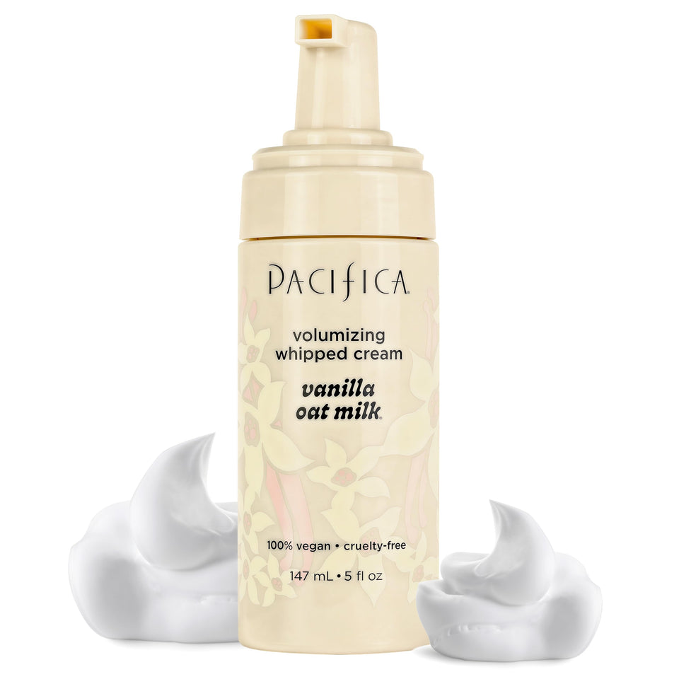 Pacifica front packaging showing bottle and product name, clear styling benefit