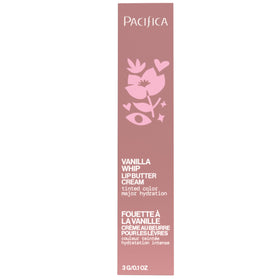Pacifica ingredients flatlay with castor oil and waxes, highlights nourishing botanicals