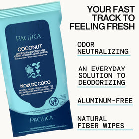 Pacifica open resealable pouch preserving wipe moisture and convenience