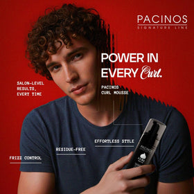 Pacinos foam dispensing from can demonstrating easy application benefit