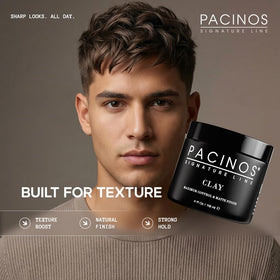 Pacinos applied on fingers ready to work through hair for strong hold